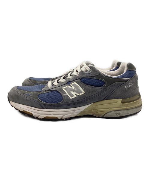 NEW BALANCE（ニューバランス）NEW BALANCE (ニューバランス) スニーカー USA製 ネイビー×グレー サイズ:SIZE 27cmの古着・服飾アイテム