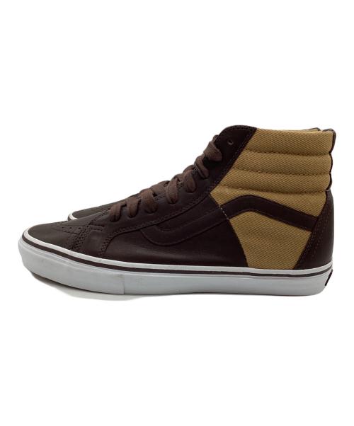 FILSON GARMENT（フィルソン ガーメント）FILSON GARMENT (フィルソン ガーメント) VANS (バンズ) スニーカー Sk8-Hi LX ダークブラウン×ベージュ サイズ:SIZE 28cmの古着・服飾アイテム