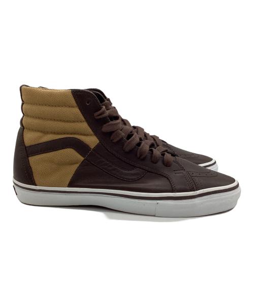 FILSON GARMENT（フィルソン ガーメント）FILSON GARMENT (フィルソン ガーメント) VANS (バンズ) スニーカー Sk8-Hi LX ダークブラウン×ベージュ サイズ:SIZE 28cmの古着・服飾アイテム