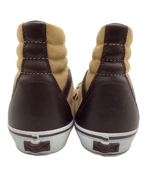 FILSON GARMENT（フィルソン ガーメント）FILSON GARMENT (フィルソン ガーメント) VANS (バンズ) スニーカー Sk8-Hi LX ダークブラウン×ベージュ サイズ:SIZE 28cmの古着・服飾アイテム