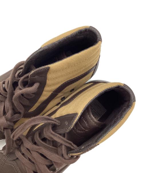FILSON GARMENT（フィルソン ガーメント）FILSON GARMENT (フィルソン ガーメント) VANS (バンズ) スニーカー Sk8-Hi LX ダークブラウン×ベージュ サイズ:SIZE 28cmの古着・服飾アイテム