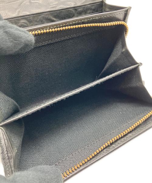 esperanto（エスペラント）esperanto (エスペラント) 2つ折り財布 ブラックの古着・服飾アイテム