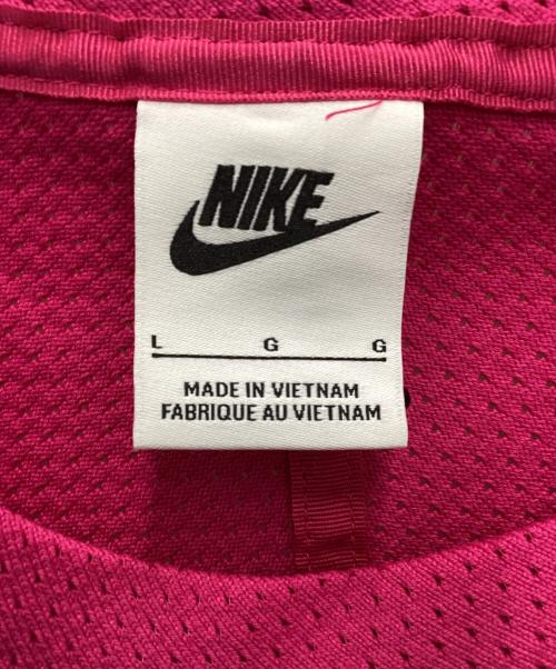 NIKE（ナイキ）NIKE (ナイキ) stussy (ステューシー) Long Sleeve Top Fireberry ショッキングピンク サイズ:SIZE Lの古着・服飾アイテム