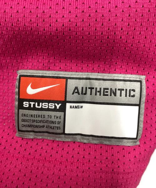 NIKE（ナイキ）NIKE (ナイキ) stussy (ステューシー) Long Sleeve Top Fireberry ショッキングピンク サイズ:SIZE Lの古着・服飾アイテム