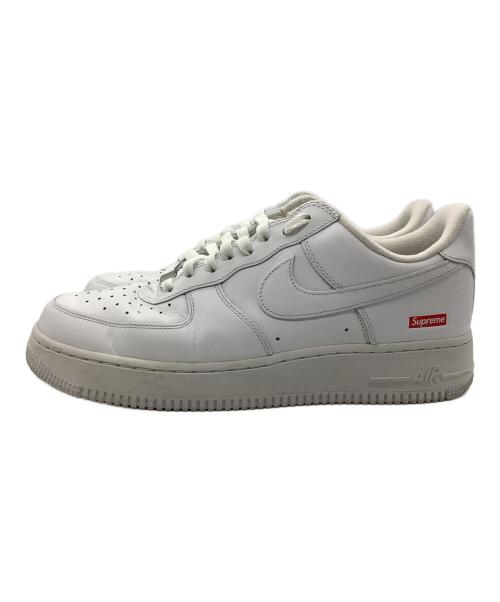 NIKE（ナイキ）NIKE (ナイキ) Supreme (シュプリーム) AIR FORCE1 ホワイト サイズ:SIZE 27.5cmの古着・服飾アイテム