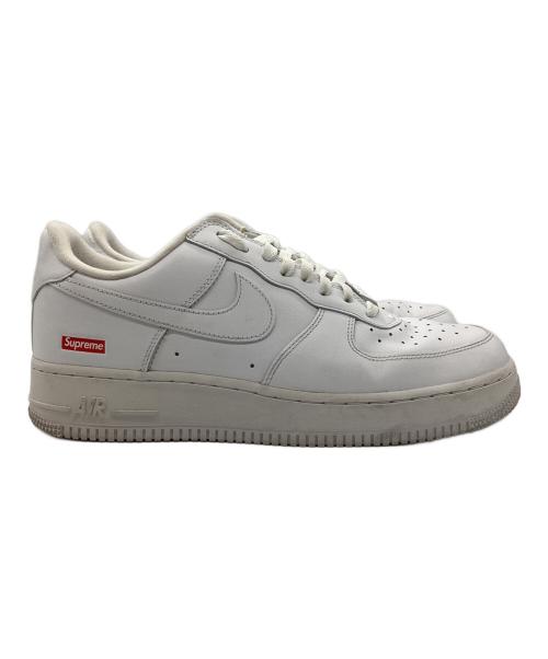 NIKE（ナイキ）NIKE (ナイキ) Supreme (シュプリーム) AIR FORCE1 ホワイト サイズ:SIZE 27.5cmの古着・服飾アイテム