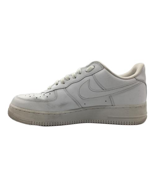 NIKE（ナイキ）NIKE (ナイキ) Supreme (シュプリーム) AIR FORCE1 ホワイト サイズ:SIZE 27.5cmの古着・服飾アイテム