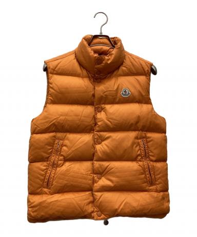 中古・古着通販】MONCLER (モンクレール) ダウンベスト オレンジ
