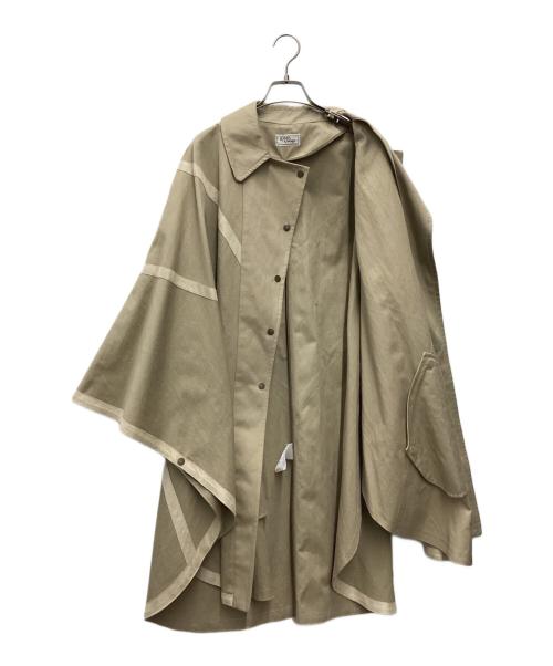 KIARIS VINTAGE（キアリズ ヴィンテージ）kiaris vintage (キアリズ ヴィンテージ) ステンカラーコート ベージュ サイズ:SIZE 不明の古着・服飾アイテム