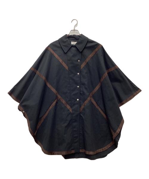 KIARIS VINTAGE（キアリズ ヴィンテージ）kiaris vintage (キアリズ ヴィンテージ) ステンカラーコート ブラック サイズ:SIZE Freeの古着・服飾アイテム
