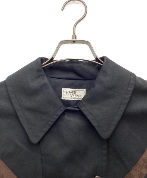 KIARIS VINTAGE（キアリズ ヴィンテージ）kiaris vintage (キアリズ ヴィンテージ) ステンカラーコート ブラック サイズ:SIZE Freeの古着・服飾アイテム