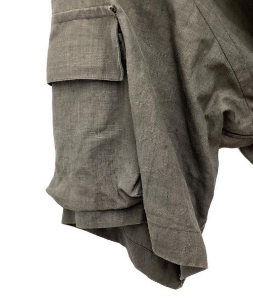 riprap（リップラップ）riprap (リップラップ) セミオープンカラー ショートスリーブシャツ グレー サイズ:SIZE Lの古着・服飾アイテム