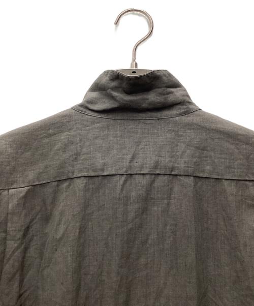 riprap（リップラップ）riprap (リップラップ) セミオープンカラー ショートスリーブシャツ グレー サイズ:SIZE Lの古着・服飾アイテム