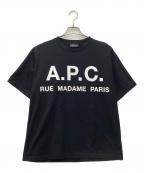 A.P.C.アーペーセー）の古着「コットンTシャツ」｜ブラック