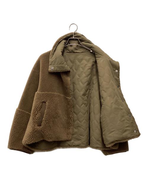 BEAUTY&YOUTH（ビューティーアンドユース）BEAUTY&YOUTH (ビューティーアンドユース) リバーシブルボアジャケット ベージュ サイズ:SIZE Mの古着・服飾アイテム