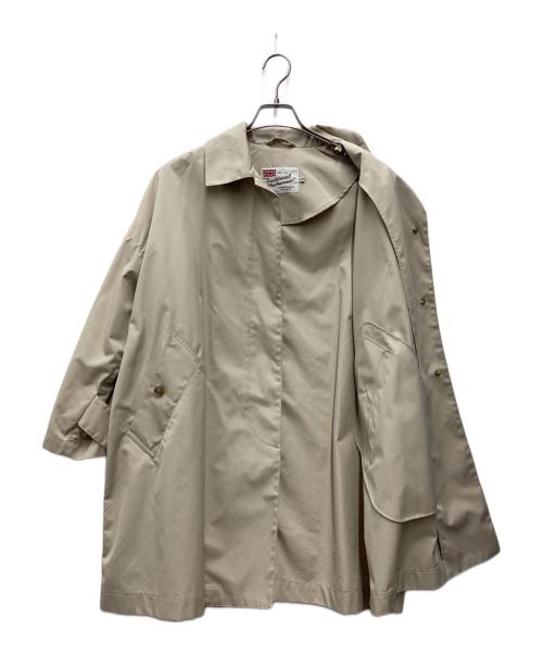 Traditional Weatherwear（トラディショナルウェザーウェア）Traditional Weatherwear (トラディショナルウェザーウェア) ステンカラーコート ベージュ×イエロー サイズ:SIZE 34の古着・服飾アイテム