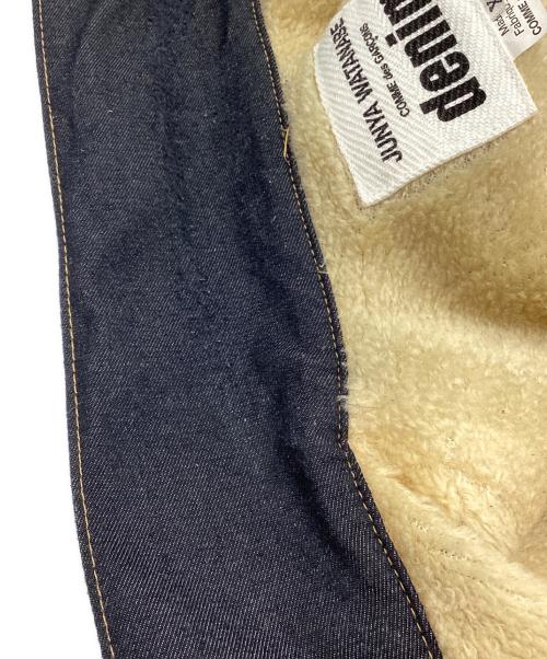 JUNYA WATANABE CDG DENIM（ジュンヤワタナベ コムデギャルソン デニム）JUNYA WATANABE CDG DENIM (ジュンヤワタナベ コムデギャルソン デニム) フェイクボアデニムジャケット インディゴ サイズ:SIZE XSの古着・服飾アイテム