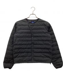 NANGA（ナンガ）の古着「ノーカラーダウンジャケット」｜グレー