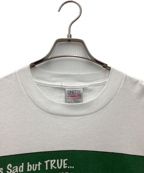 ONEITA（オニータ）ONEITA (オニータ) アートプリントTシャツ 90’s 古着 UAS規格 メキシコ製 ホワイト サイズ:SIZE XLの古着・服飾アイテム