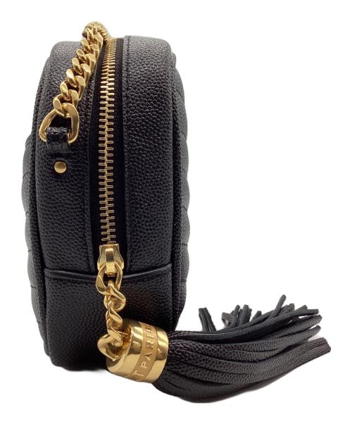 Saint Laurent Paris（サンローランパリ）Saint Laurent Paris (サンローランパリ) ミニバッグルー チェーンショルダーバッグ ブラック×ゴールドの古着・服飾アイテム