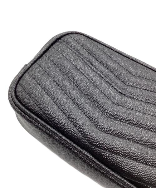 Saint Laurent Paris（サンローランパリ）Saint Laurent Paris (サンローランパリ) ミニバッグルー チェーンショルダーバッグ ブラック×ゴールドの古着・服飾アイテム