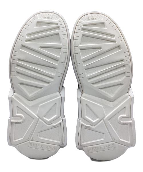 HIDE&JACK（ハイドアンドジャック）HIDE&JACK (ハイドアンドジャック) スニーカー ホワイト×ネイビー サイズ:SIZE 36の古着・服飾アイテム