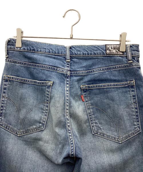 Hysteric Glamour（ヒステリックグラマー）Hysteric Glamour (ヒステリックグラマー) ダメージデニムパンツ インディゴ サイズ:SIZE 76cm (W30)の古着・服飾アイテム