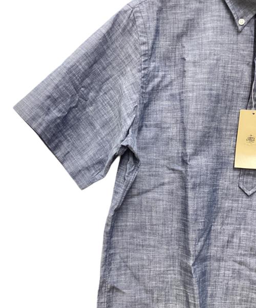 J.PRESS（ジェイプレス）J.PRESS (ジェイプレス) ダンガリー半袖シャツ ネイビー サイズ:Mの古着・服飾アイテム