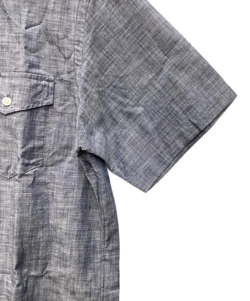 J.PRESS（ジェイプレス）J.PRESS (ジェイプレス) ダンガリー半袖シャツ ネイビー サイズ:Mの古着・服飾アイテム