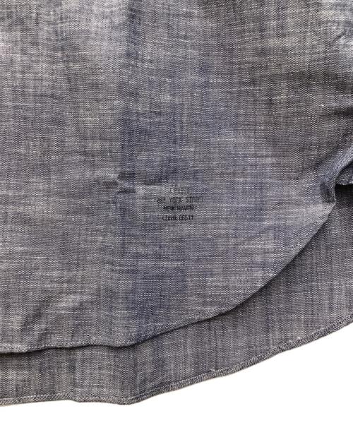 J.PRESS（ジェイプレス）J.PRESS (ジェイプレス) ダンガリー半袖シャツ ネイビー サイズ:Mの古着・服飾アイテム