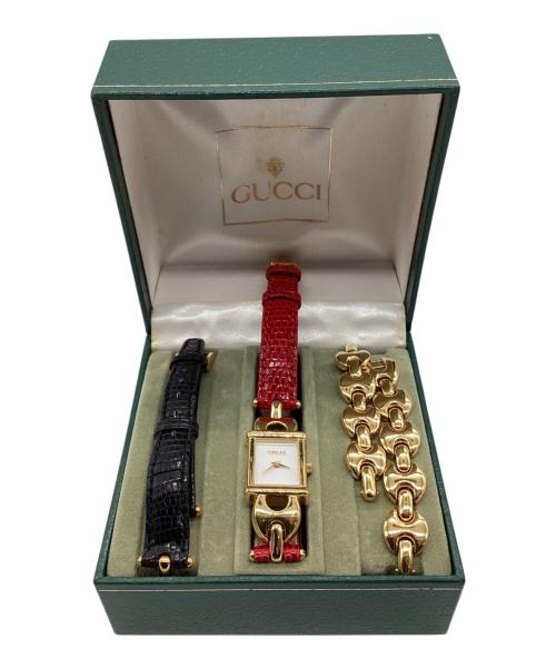 GUCCI（グッチ）GUCCI (グッチ) レディースウォッチ ホワイトの古着・服飾アイテム