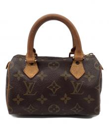 LOUIS VUITTON（ルイ ヴィトン）の古着「ミニスピーディ ハンドバッグ モノグラム」｜ブラウン