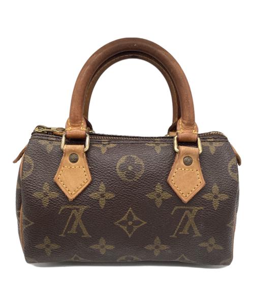 LOUIS VUITTON（ルイ ヴィトン）LOUIS VUITTON (ルイ ヴィトン) ミニスピーディ ハンドバッグ モノグラム ブラウン サイズ:ミニの古着・服飾アイテム