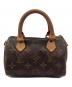 LOUIS VUITTON（ルイ ヴィトン）の古着「ミニスピーディ ハンドバッグ モノグラム」｜ブラウン