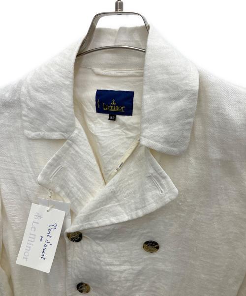 Le minor（ルミノア）Le minor (ルミノア) リネンジャケット アイボリー サイズ:SIZE 38の古着・服飾アイテム
