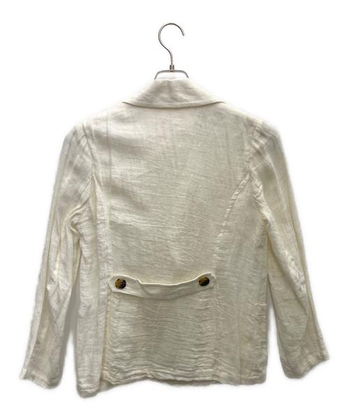 Le minor（ルミノア）Le minor (ルミノア) リネンジャケット アイボリー サイズ:SIZE 38の古着・服飾アイテム
