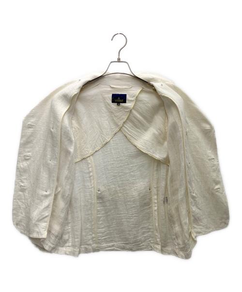 Le minor（ルミノア）Le minor (ルミノア) リネンジャケット アイボリー サイズ:SIZE 38の古着・服飾アイテム