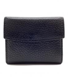 Maison Margiela（メゾンマルジェラ）の古着「スリフォールドコンパクトウォレット」｜ブラック