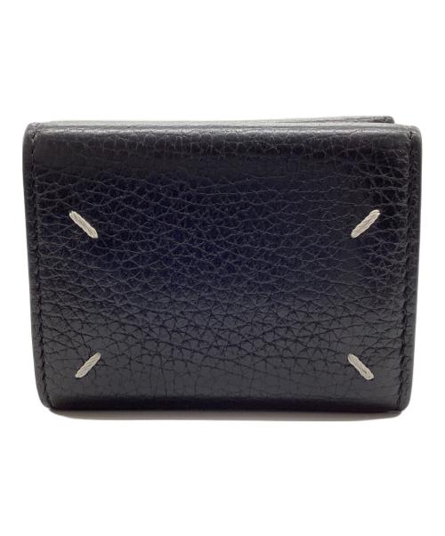 Maison Margiela（メゾンマルジェラ）Maison Margiela (メゾンマルジェラ) スリフォールドコンパクトウォレット ブラックの古着・服飾アイテム