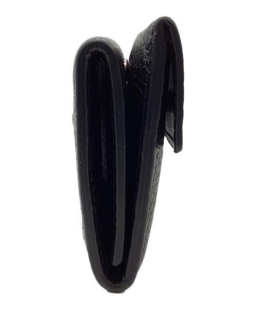 Maison Margiela（メゾンマルジェラ）Maison Margiela (メゾンマルジェラ) スリフォールドコンパクトウォレット ブラックの古着・服飾アイテム