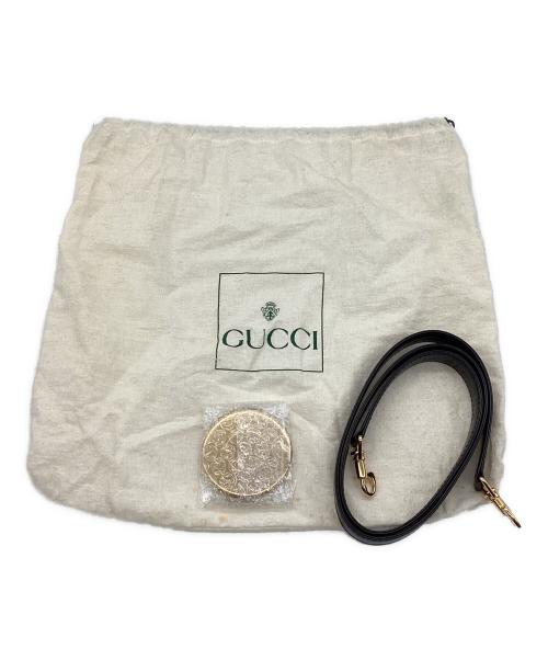 GUCCI（グッチ）GUCCI (グッチ) 2WAYレザーバッグ　バンブー ブラックの古着・服飾アイテム