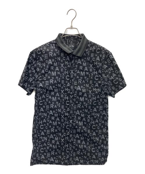 ARMANI EXCHANGE（アルマーニ エクスチェンジ）ARMANI EXCHANGE (アルマーニ エクスチェンジ) 半袖シャツ ブラック サイズ:Mの古着・服飾アイテム