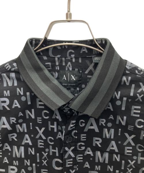 ARMANI EXCHANGE（アルマーニ エクスチェンジ）ARMANI EXCHANGE (アルマーニ エクスチェンジ) 半袖シャツ ブラック サイズ:Mの古着・服飾アイテム