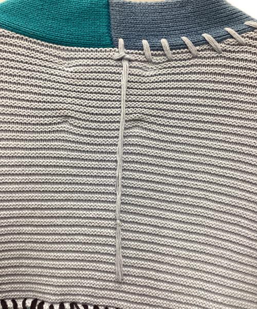 MAISON SPECIAL（メゾンスペシャル）MAISON SPECIAL (メゾンスペシャル) ニットカーディガン ブルー×ネイビー サイズ:Sの古着・服飾アイテム