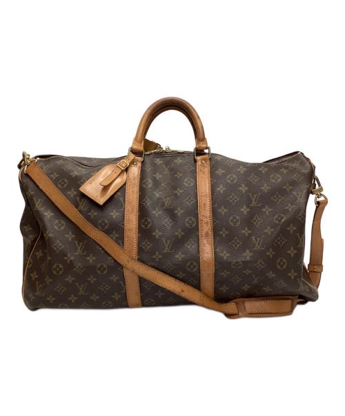 LOUIS VUITTON（ルイ ヴィトン）LOUIS VUITTON (ルイ ヴィトン) モノグラム キーポル・バンドリエール55 ブラウン サイズ:55の古着・服飾アイテム