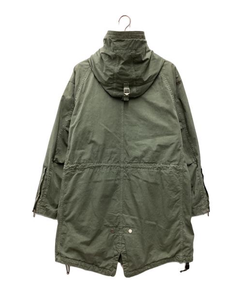 nonnative（ノンネイティブ）nonnative (ノンネイティブ) TROOPER HOODED COAT COTTON WEATHER WITH GORE-TEX オリーブ サイズ:SIZE 0の古着・服飾アイテム