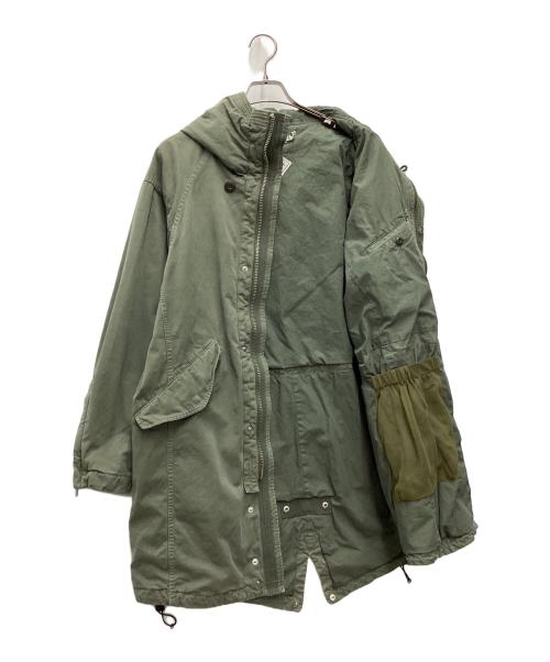 nonnative（ノンネイティブ）nonnative (ノンネイティブ) TROOPER HOODED COAT COTTON WEATHER WITH GORE-TEX オリーブ サイズ:SIZE 0の古着・服飾アイテム