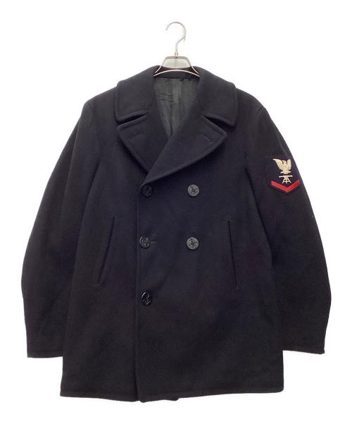 US NAVY（ユーエスネイビー）US NAVY (ユーエスネイビー) Pコート MILITARY VINTAGE ネイビー サイズ:SIZE 38Rの古着・服飾アイテム