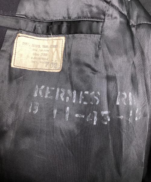 US NAVY（ユーエスネイビー）US NAVY (ユーエスネイビー) Pコート MILITARY VINTAGE ネイビー サイズ:SIZE 38Rの古着・服飾アイテム