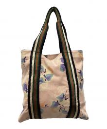 MARNI（マルニ）の古着「ボタニカルトートバッグ」｜ピンク